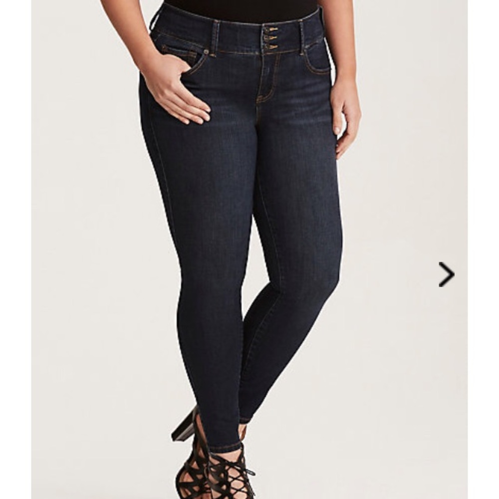 Premium Stretch Jegging - Dark Wash size 24